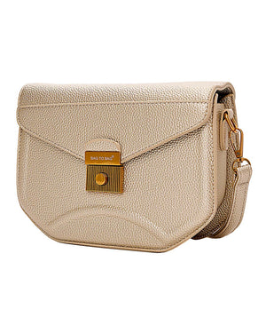 Τσαντάκι χιαστί SW8912 - Χρυσό