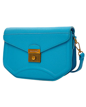 Τσαντάκι χιαστί SW8912 - Γαλάζιο