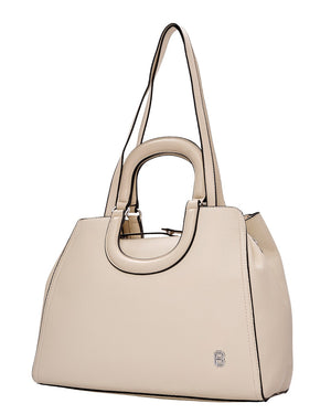 Τσάντα χειρός-χιαστί BY-31411 - Μπέζ