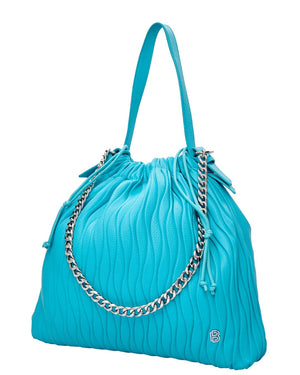 Τσάντα ώμου  BS21022 - Μπλέ