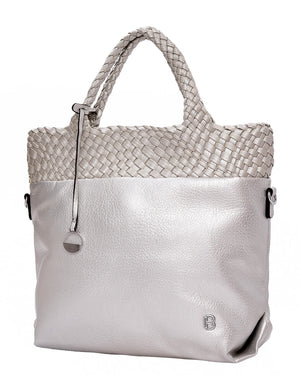 Τσάντα ώμου BY-31420 - Ασημί