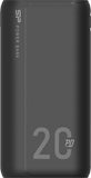 Silicon Power QS15 Power Bank 20000mAh με 2 Θύρες USB-A και Θύρα USB-C Power Delivery / Quick Charge 3.0 Μαύρο