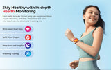 Smartwatch Zeblaze GTS 3 Plus 49mm Smartwatch με Παλμογράφο Midnight Black