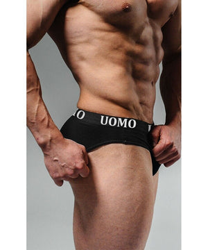 Uomo Ανδρικό Σλιπ Μαύρο 3Pack