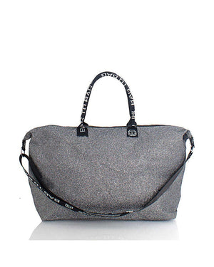 Γυναικεία Glitter DD-441 Τσάντα Ώμου Ασημί Ανοιχτό