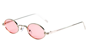 Дамски слънчеви очила Ace Simons с метална рамка и розово стъкло SN-118