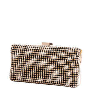Τσάντα φάκελος clutch CK6010 - Σκούρο Χρυσό