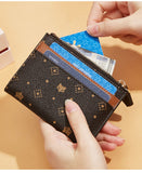 Γυναικείο  πορτοφόλι/καρτοθήκη PVC Foxer 2161015F καφέ