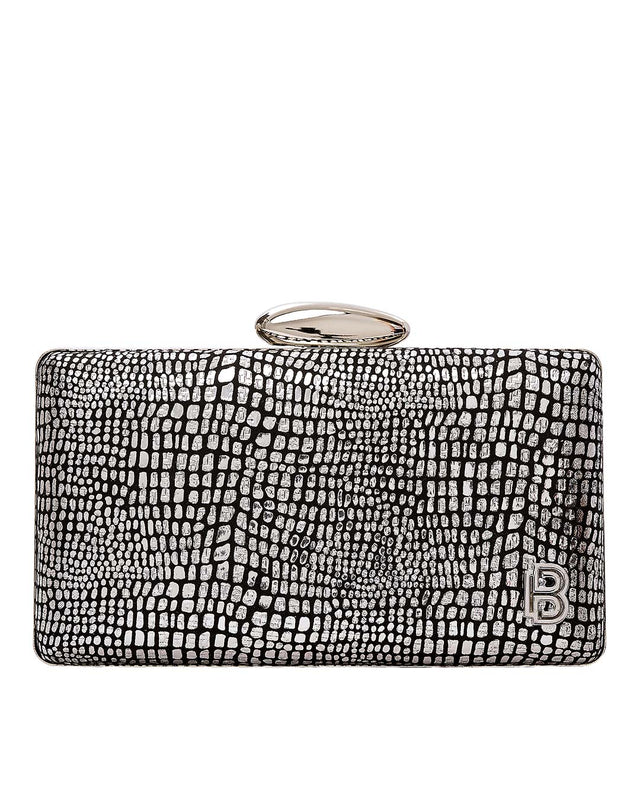 Τσάντα φάκελος clutch JH-21989 - Ασημί
