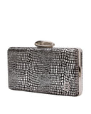 Τσάντα φάκελος clutch  JH-21989 - Ασημί