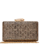 Τσάντα φάκελος clutch  JH-21989 - Σαμπανιζέ