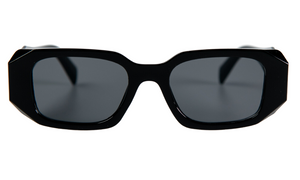 Дамски слънчеви очила Ace Simons с черна рамка и черна леща SN-150