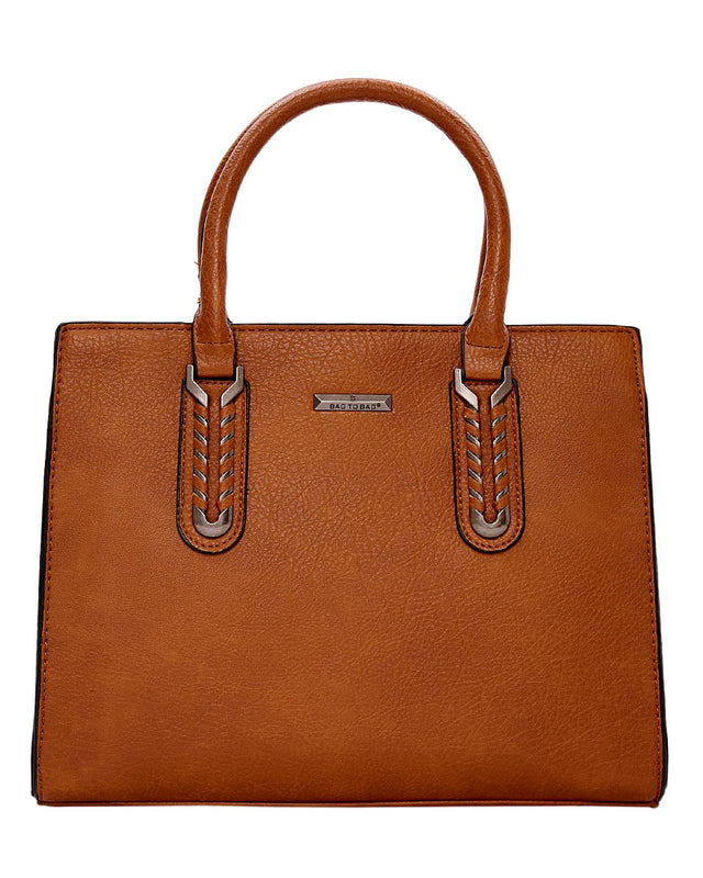 Τσάντα χειρός QR-23952 - Κάμελ