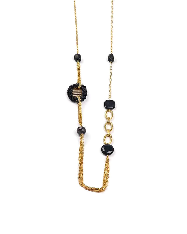 Κρεμαστό λαιμού  HZM-K091 - Μαύρο