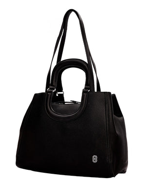 Τσάντα χειρός-χιαστί BY-31411 - Μαύρο