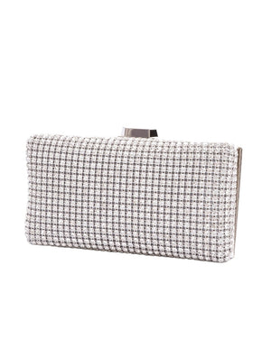 Τσάντα φάκελος clutch CK6010 - Ασημί