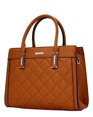 Τσάντα χειρός QR-23902 - Κάμελ