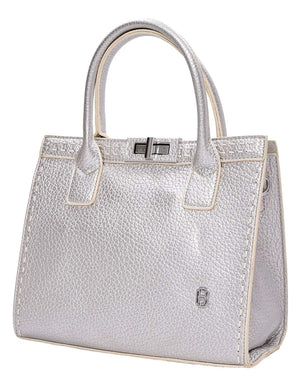 Τσάντα χειρός BY-31424 - Ασημί