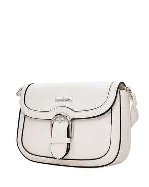 Τσάντα χιαστή  QR-23921 - Ασπρο