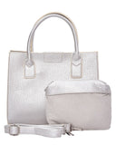 Τσάντα χειρός BY-31424 - Ασημί
