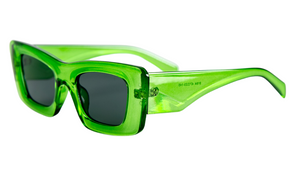 Дамски слънчеви очила Ace Simons със зелена рамка и черни лещи SN-124