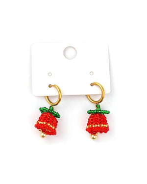 Κρεμαστό σκουλαρίκι OO-S305 - Κόκκινο