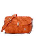 Τσάντα ώμου με αλυσίδα BS23227 - Πορτοκαλί