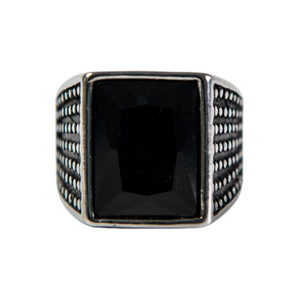 Ατσάλινο Ανδρικό Δαχτυλίδι Ν-30 Silver