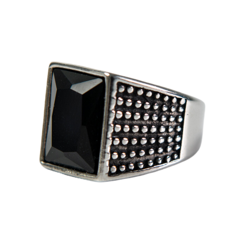Ατσάλινο Ανδρικό Δαχτυλίδι Ν-30 Silver