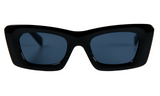 Дамски слънчеви очила Ace Simons с черна рамка и черна леща SN-164