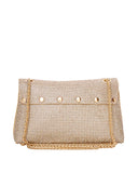 Τσάντα φάκελος clutch CK6022 - Χρυσό