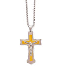 Αλυσίδα λαιμού με σταυρό WW-K439 - Χρυσό