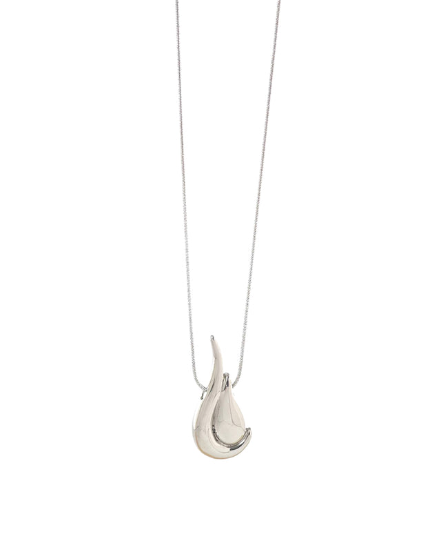 Αλυσίδα λαιμού με κρεμαστό WF-K209 - Ασημί