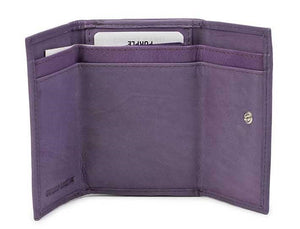 Δερμάτινο Γυναικείο Πορτοφόλι AN 1-644 Μωβ