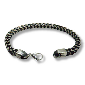 Ατσάλινο Βραχιόλι ΑΑ-38 Silver Chain 5MM