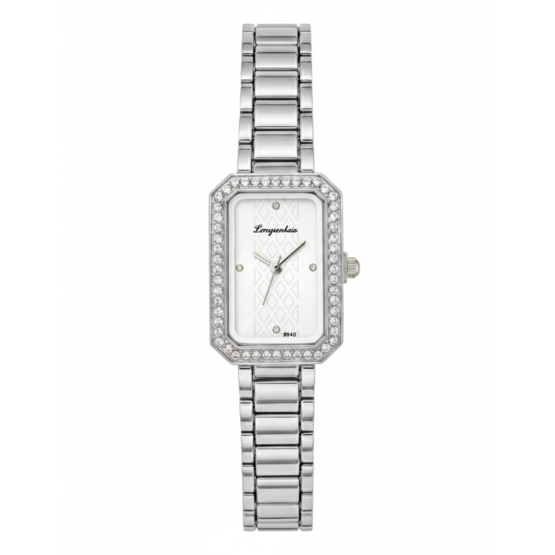 Vintage Γυναικείο Ρολόι AnnaBell Silver με Ασημί Μεταλλικό Μπρασελέ