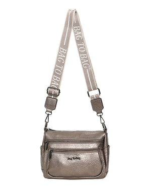 Τσάντα χιαστί WH3017 - Bronze