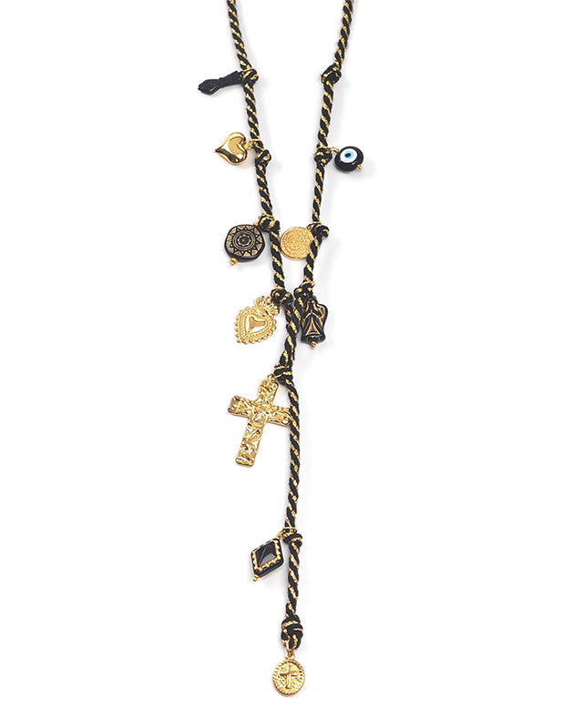 Κρεμαστό λαιμού OO-K467 - Μαύρο