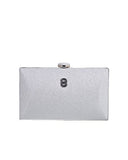 Τσάντα φάκελος clutch JH-2235 - Ασημί