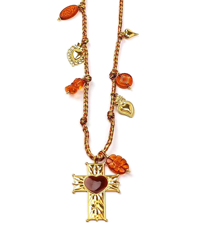 Κρεμαστό λαιμού OO-K505 - Κόκκινο