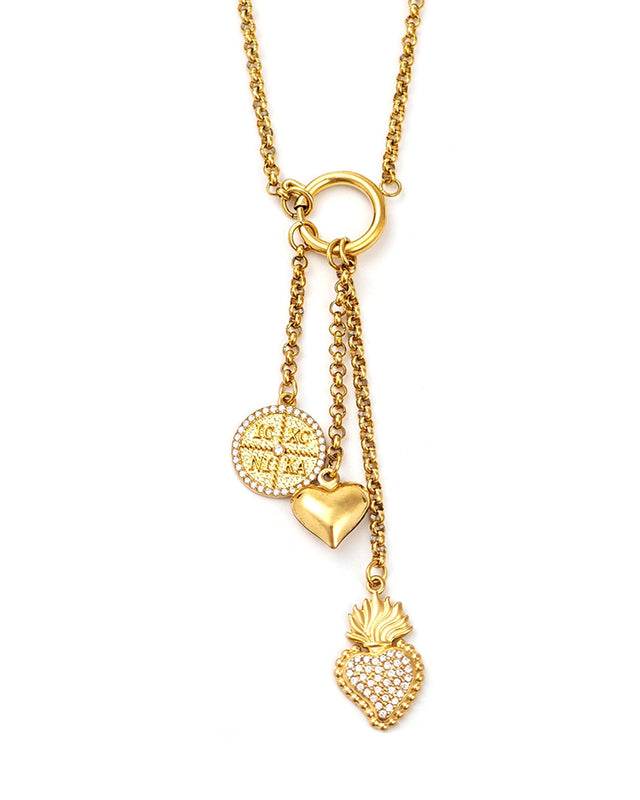 Κρεμαστό λαιμού AA-K478 - Χρυσό