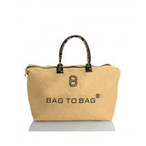 Σακ βουαγιάζ – τσάντα χειρός DD-441- Gold