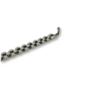 Ατσάλινο Βραχιόλι ΑΑ-42 Ασημί 10MM