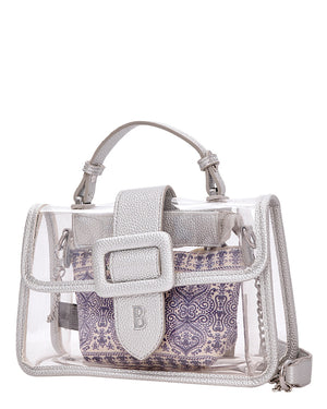 Τσάντα χειρός WH30 - Ασημί