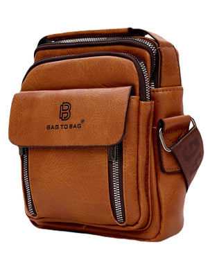 Τσαντάκι χιαστί MD-1917-1 - Κάμελ