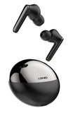 LDNIO earphones με θήκη φόρτισης T01, True Wireless, HiFi, Φ10mm, μαύρα