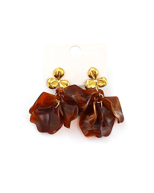 Καρφωτό σκουλαρίκι OO-S436 - Κόκκινο