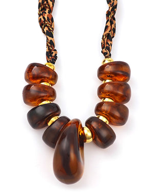 Κρεμαστό λαιμού  OO-K496 - Καφέ