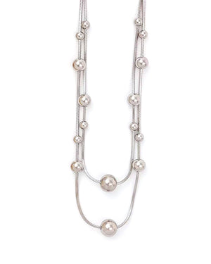 Αλυσίδα λαιμού με σταυρό WW-K460 - Ασημί