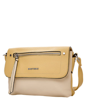 Τσάντα χιαστί  P-6181 - Κίτρινο